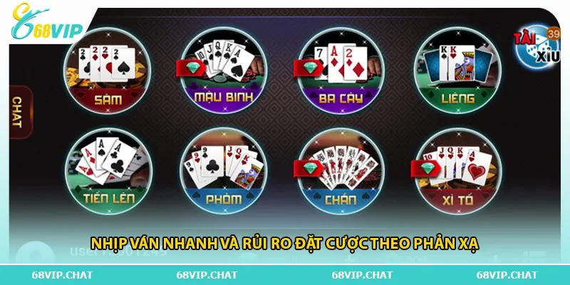 Nhịp ván nhanh và rủi ro đặt cược theo phản xạ